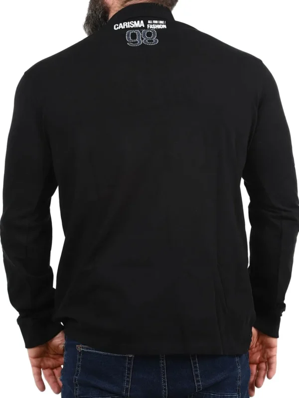Aero Longsleeve Piké - Sort^Carisma Discount