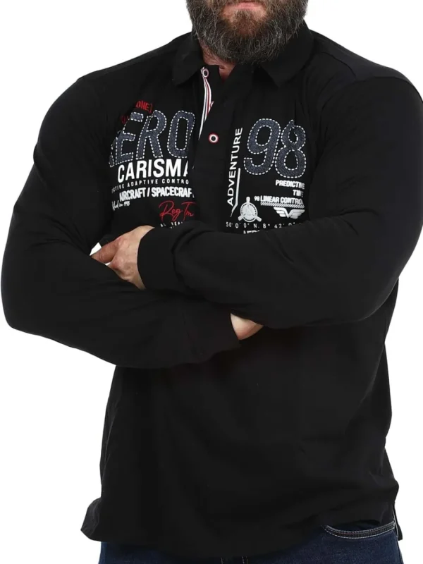 Aero Longsleeve Piké - Sort^Carisma Discount