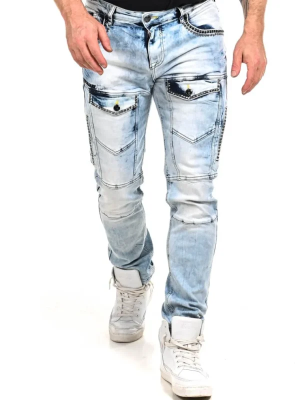 Aldous Jeans - Lyseblå^Cipo & Baxx Sale