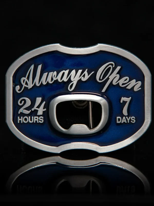 Always Cap Opener Bæltespænde - Sølv/Blå^Ivory Falcon Outlet
