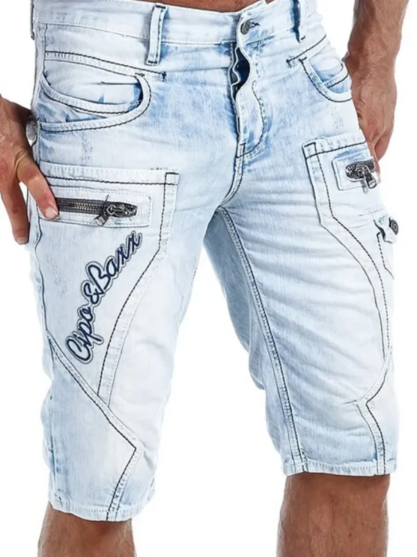 Barillo Shorts - Lyseblå^Cipo & Baxx Fashion