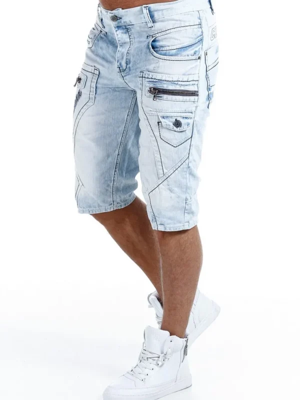 Barillo Shorts - Lyseblå^Cipo & Baxx Fashion