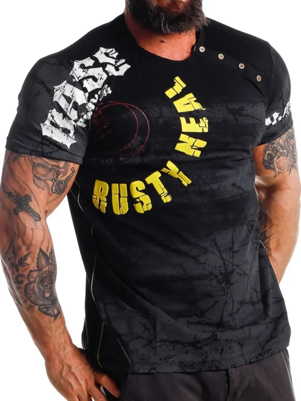 Base T-shirt - Sort^Rusty Neal New