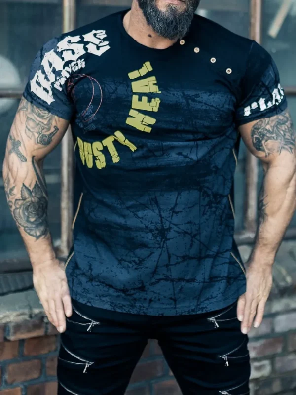 Base T-shirt - Sort^Rusty Neal New