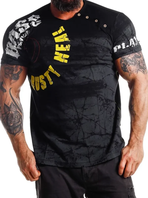Base T-shirt - Sort^Rusty Neal New