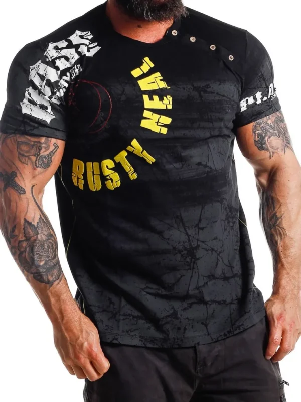 Base T-shirt - Sort^Rusty Neal New