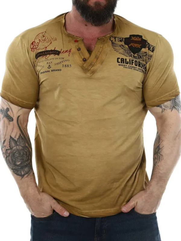 Bay T-shirt - Lysebrun^Cipo & Baxx New