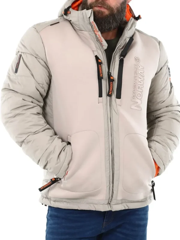Beachwood Vinterjakke - Beige^Geographical Norway Sale