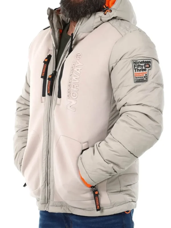 Beachwood Vinterjakke - Beige^Geographical Norway Sale