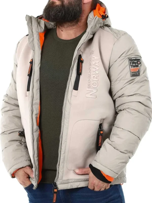 Beachwood Vinterjakke - Beige^Geographical Norway Sale