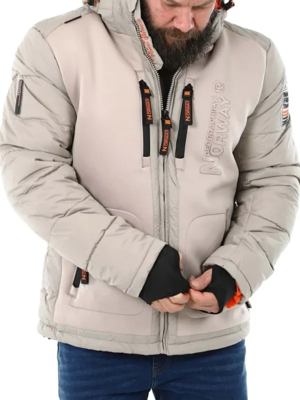 Beachwood Vinterjakke - Beige^Geographical Norway Sale