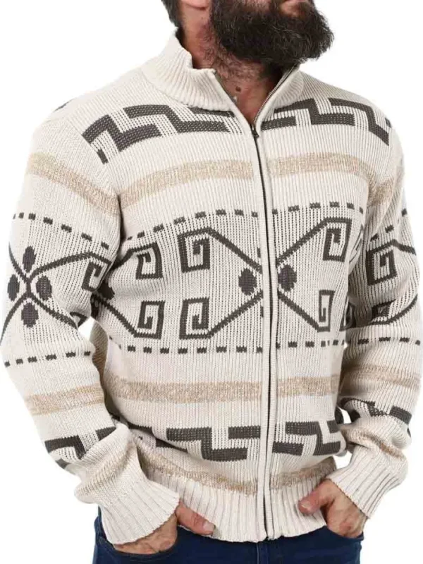 Bent Strikket Trøje - Beige^Indicode Fashion