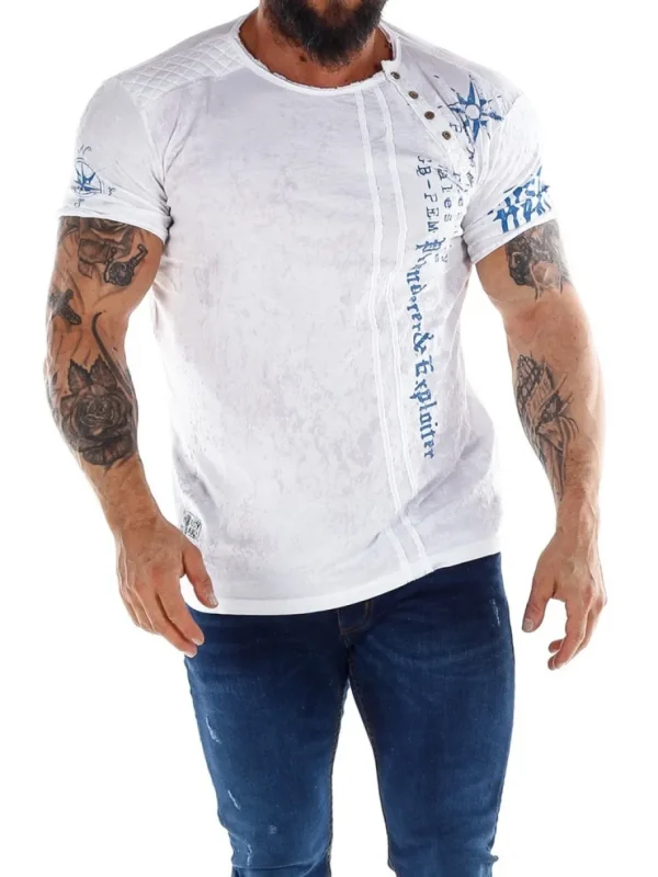 Benteli T-shirt - Hvid^Rusty Neal Discount