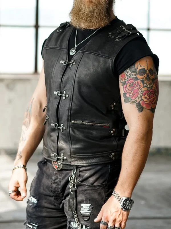 Biker D12 Skindvest - Sort^Dirty 12 Outlet