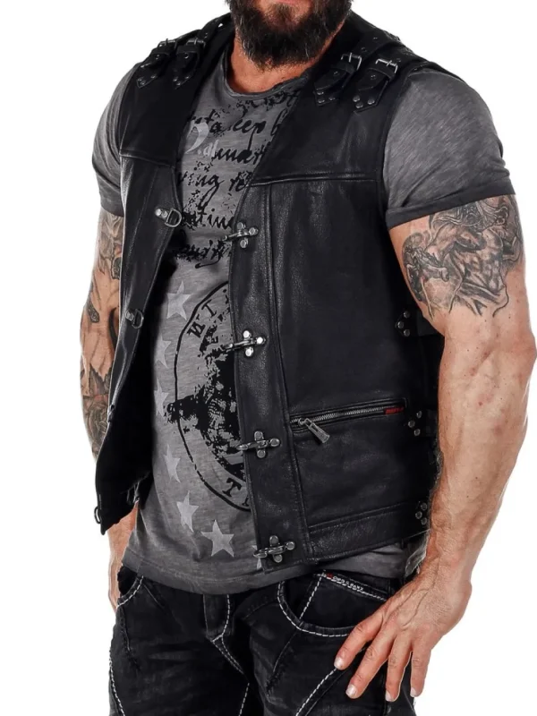 Biker D12 Skindvest - Sort^Dirty 12 Outlet