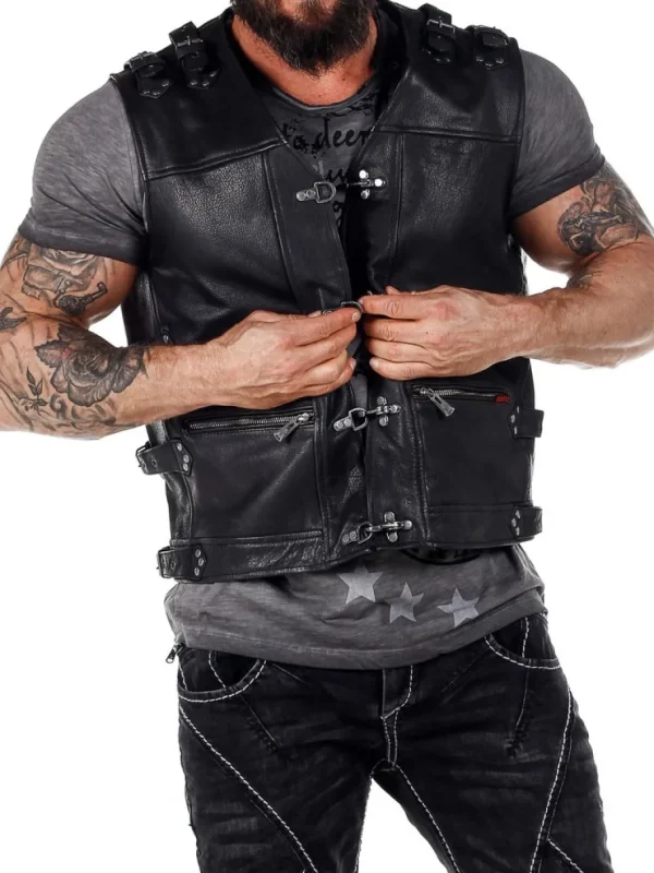 Biker D12 Skindvest - Sort^Dirty 12 Outlet
