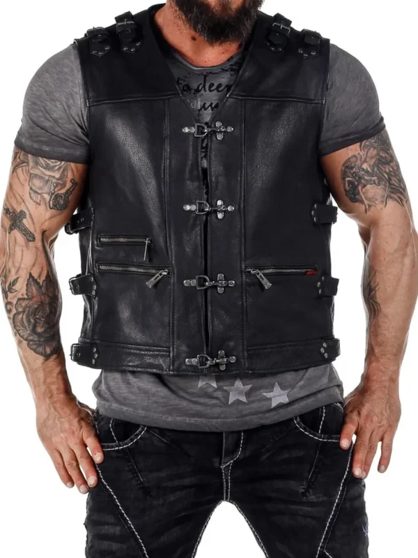 Biker D12 Skindvest - Sort^Dirty 12 Outlet