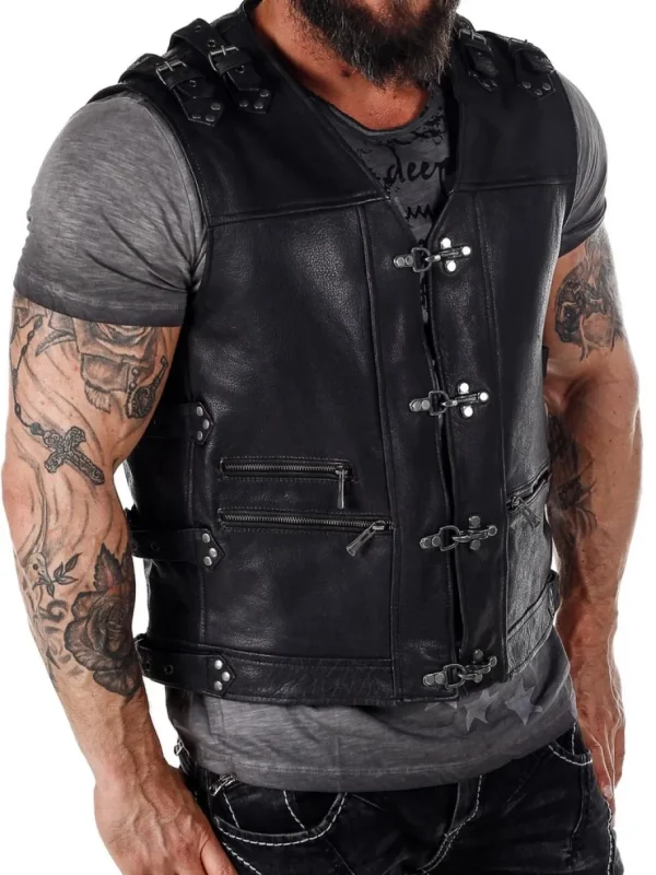 Biker D12 Skindvest - Sort^Dirty 12 Outlet