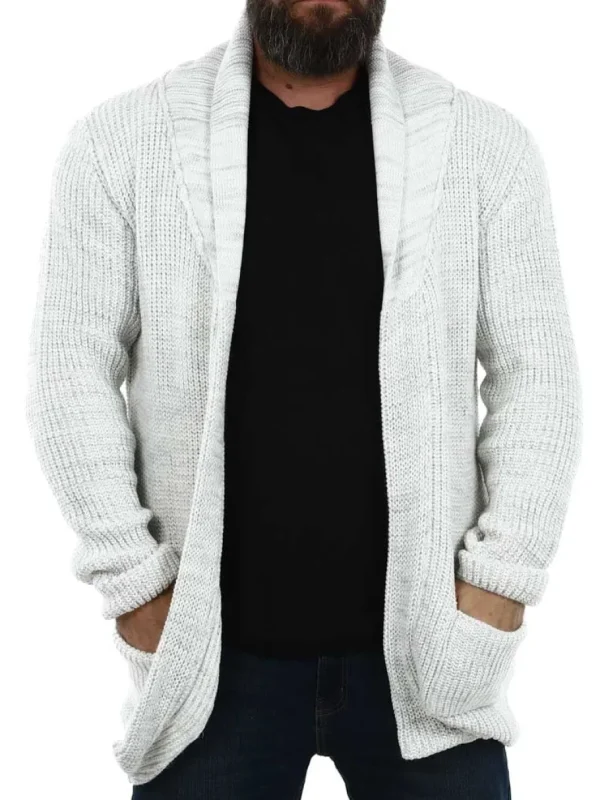 Birch Cardigan - Valkoinen/Harmaa^Carisma Sale