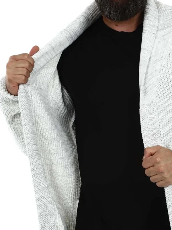 Birch Cardigan - Valkoinen/Harmaa^Carisma Sale