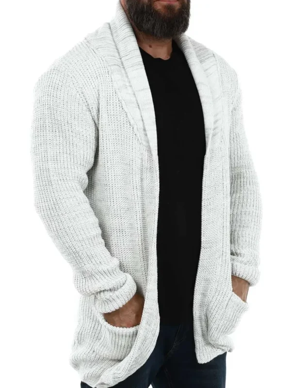 Birch Cardigan - Valkoinen/Harmaa^Carisma Sale