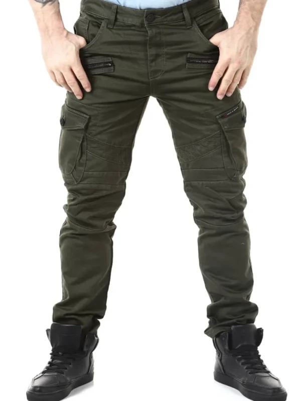 Blizzard Command Cargo Jeans - Khaki^Cipo & Baxx Fashion