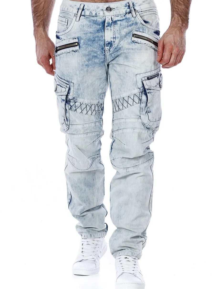 blizzard_command_cargo_je_3-2.webp Blizzard Command Cargo Jeans - Lyseblå^Cipo & Baxx Outlet