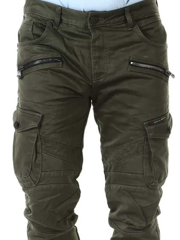 Blizzard Command Cargo Jeans - Khaki^Cipo & Baxx Fashion