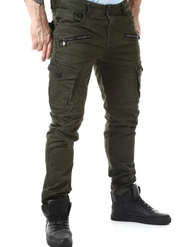 Blizzard Command Cargo Jeans - Khaki^Cipo & Baxx Fashion