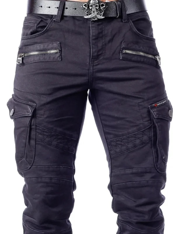 Blizzard Command Cargo Jeans - Sort/Sort^Cipo & Baxx Fashion