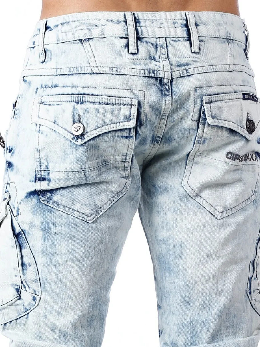 blizzard_command_cargo_je_5-2.webp Blizzard Command Cargo Jeans - Lyseblå^Cipo & Baxx Outlet