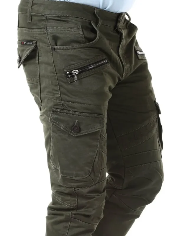 Blizzard Command Cargo Jeans - Khaki^Cipo & Baxx Fashion