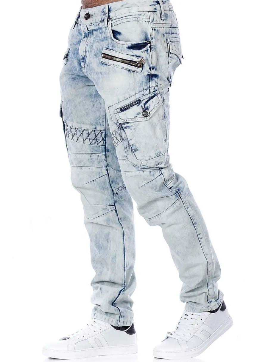 blizzard_command_cargo_je_7-2.webp Blizzard Command Cargo Jeans - Lyseblå^Cipo & Baxx Outlet