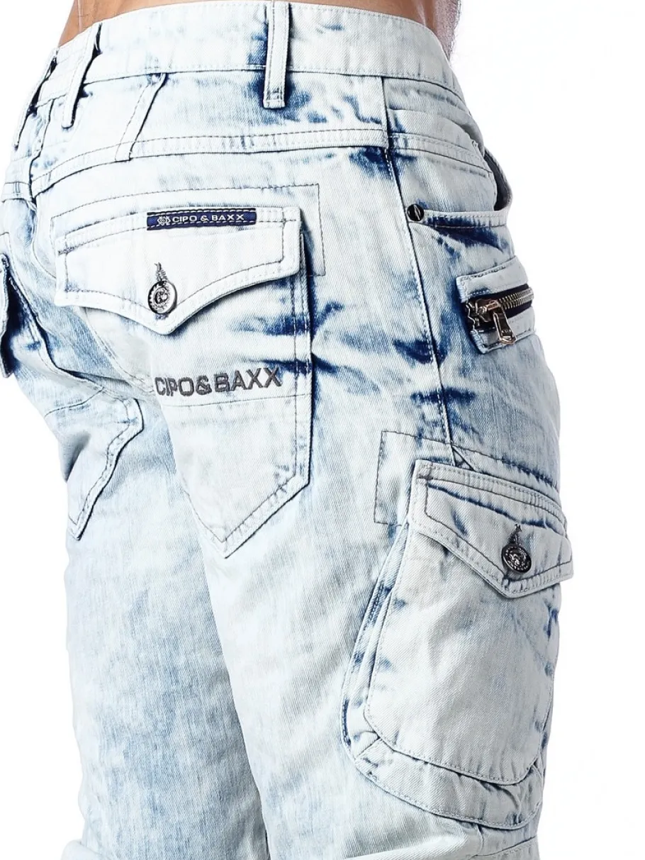 blizzard_command_cargo_je_9-2.webp Blizzard Command Cargo Jeans - Lyseblå^Cipo & Baxx Outlet