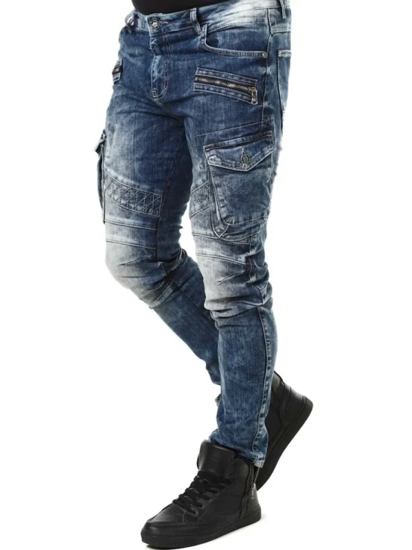 Blizzard Command Cargo Jeans - Washed blue^Cipo & Baxx Online