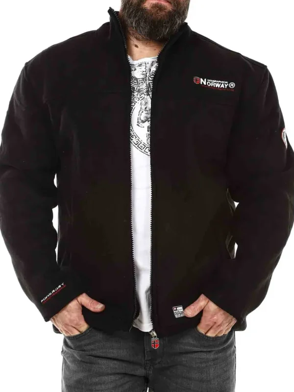 Bolt Geo Norway Fleecejakke - Sort^Geographical Norway New
