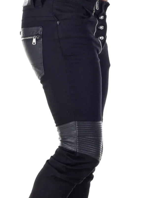 Bolted Jeans - Sort^Kingz Fashion