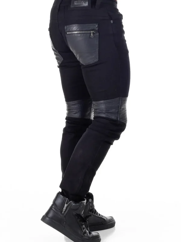 Bolted Jeans - Sort^Kingz Fashion