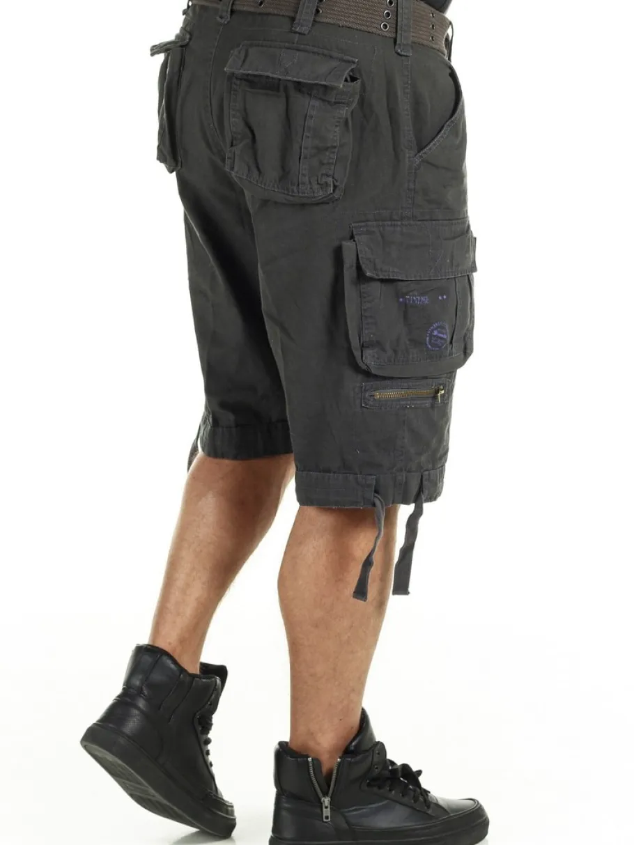 Savage Vintage Shorts - Mørkegrå^Brandit Clearance