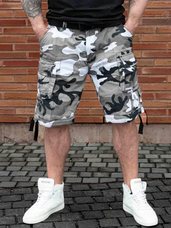 Savage Vintage Shorts - Hvid/Camo^Brandit Discount