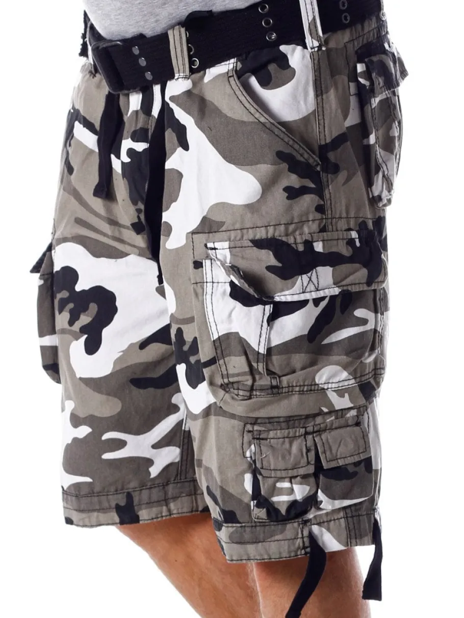 Savage Vintage Shorts - Hvid/Camo^Brandit Discount