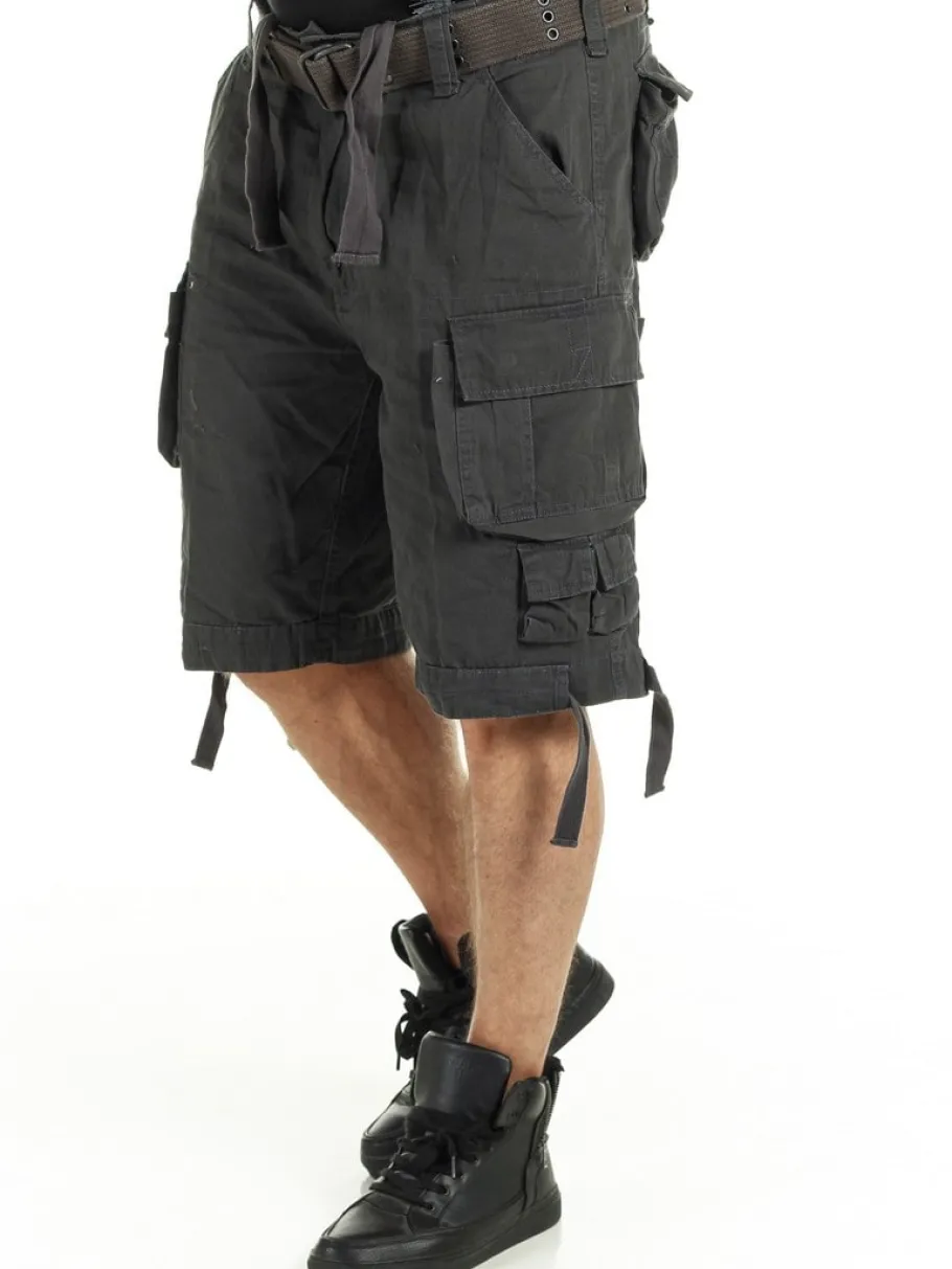 Savage Vintage Shorts - Mørkegrå^Brandit Clearance