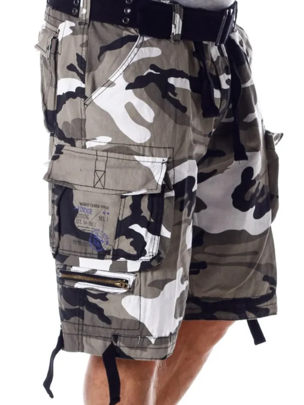 Savage Vintage Shorts - Hvid/Camo^Brandit Discount