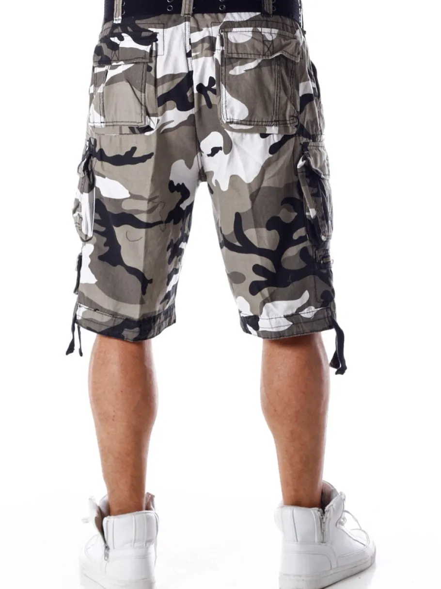 Savage Vintage Shorts - Hvid/Camo^Brandit Discount