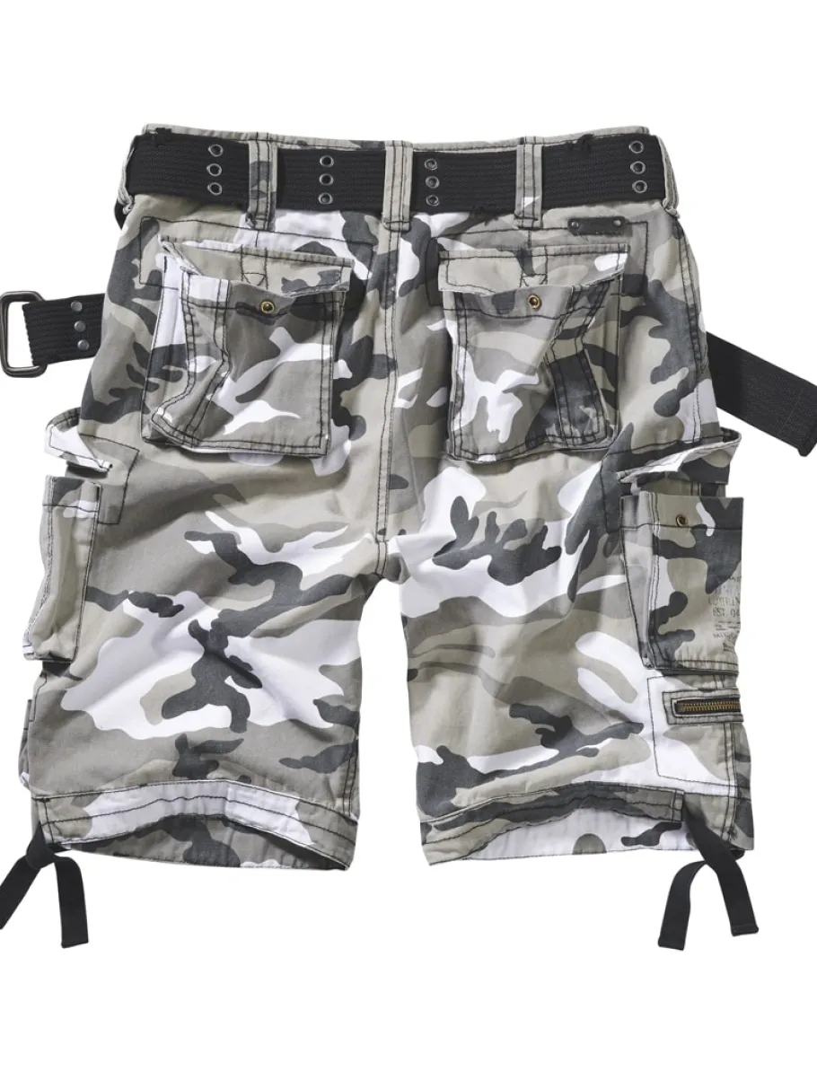 Savage Vintage Shorts - Hvid/Camo^Brandit Discount