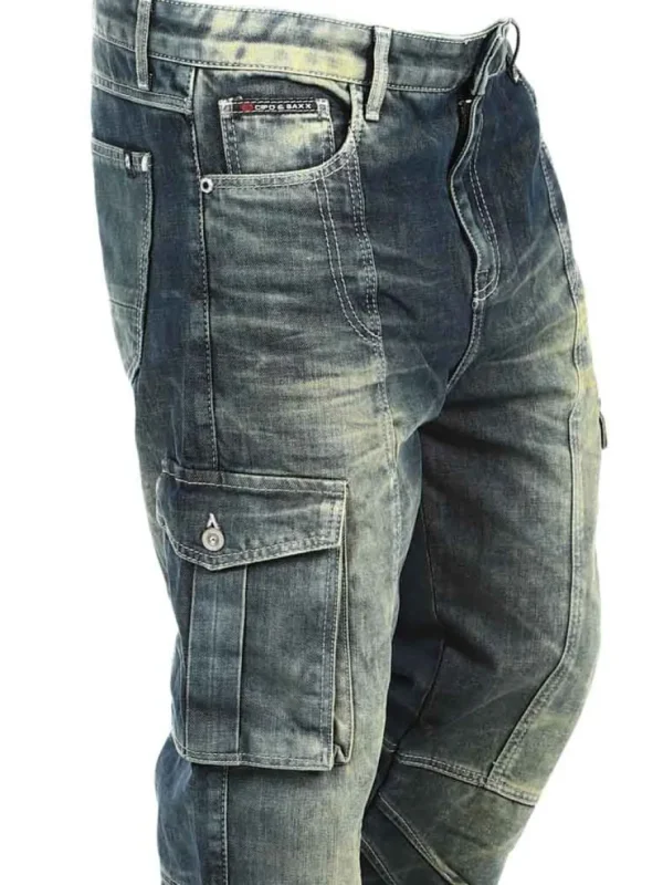 Brock Jeans - Blå/Grøn^Cipo & Baxx Sale