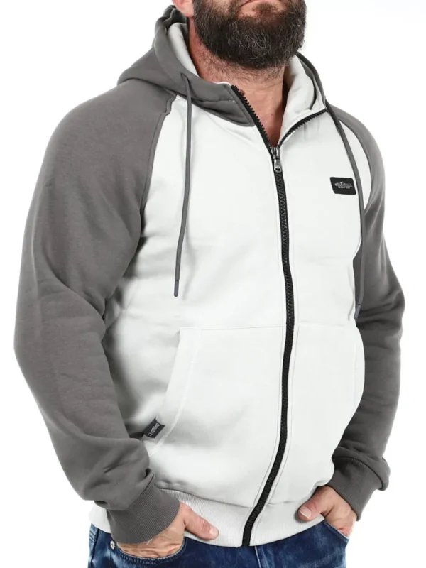 Calder Zip Hoodie - Grå^Cipo & Baxx Online