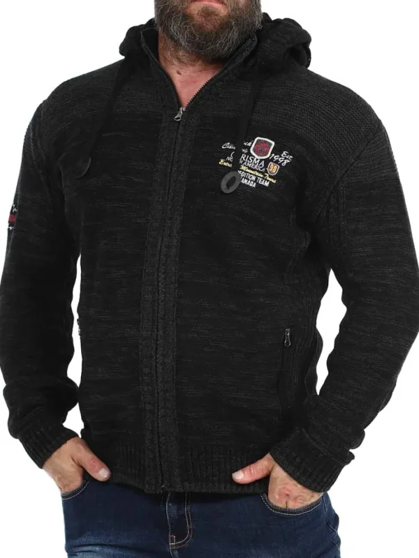 Calgary Strikket Trøje - Sort^Carisma Fashion