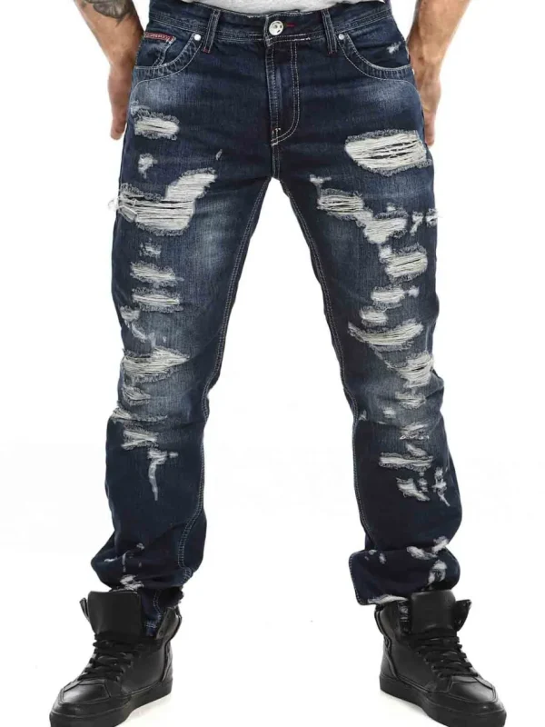 Caspian Jeans - Mørkeblå^Cipo & Baxx Sale