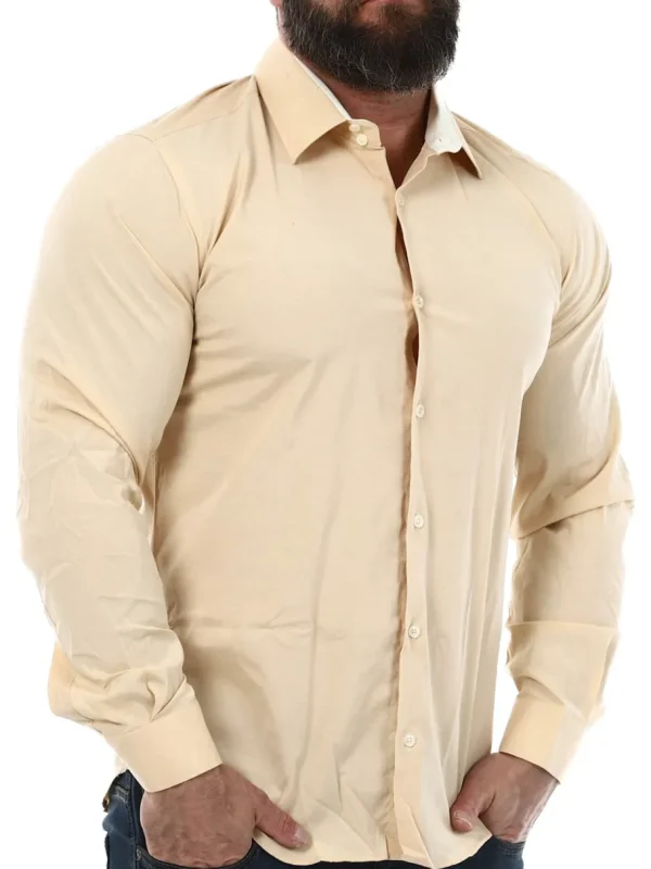 Cassian Skjorte - Beige^Rusty Neal Outlet